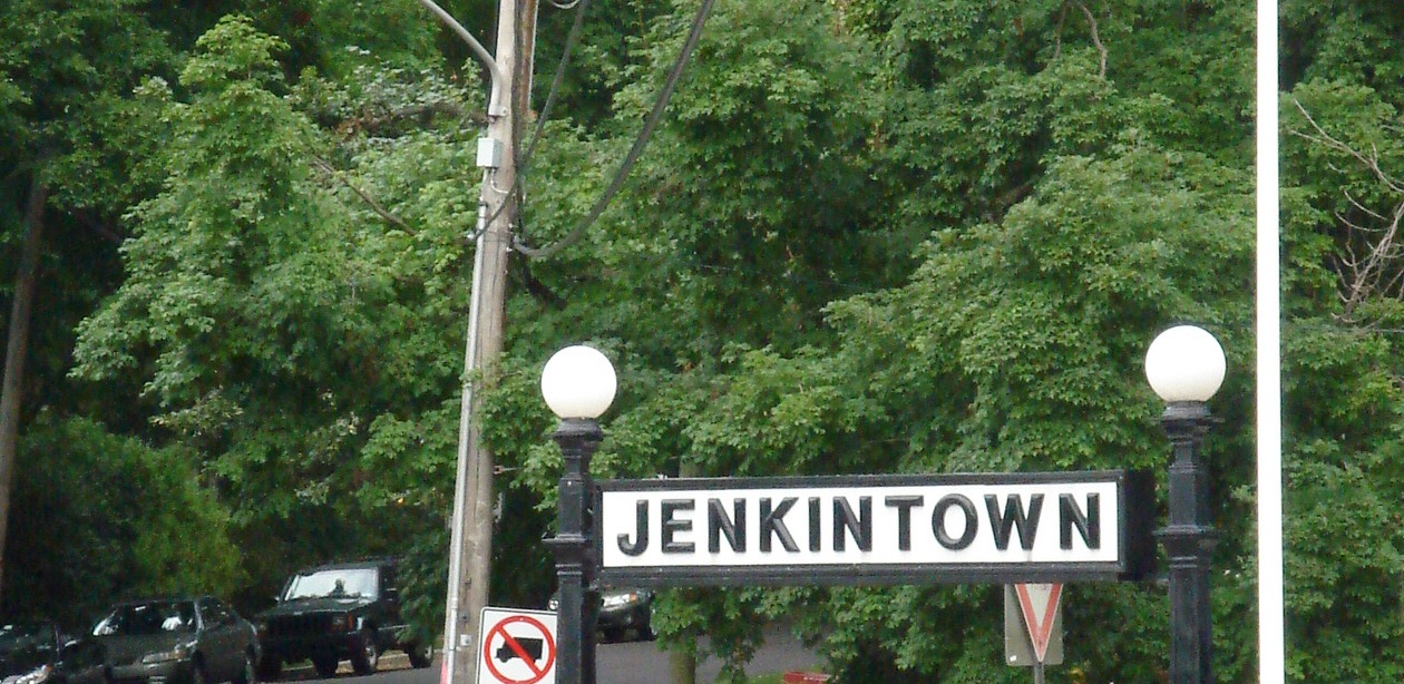 Welcome to Jenkintown PA sign
